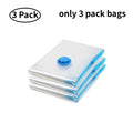 1/3/5/10PCS Vacuum Storage Bags with Valve Quilt Compression Pouch Space Saving Clothes Organizer Vacuum Bag Vacuum Sealing Bags