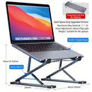 Laptop Stand For Macbook Folding Adjustable Aluminum Computer Pc Tablet Stand Notebook Tablelaptop Holder Heat Dissipation