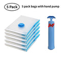 1/3/5/10PCS Vacuum Storage Bags with Valve Quilt Compression Pouch Space Saving Clothes Organizer Vacuum Bag Vacuum Sealing Bags