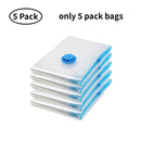 1/3/5/10PCS Vacuum Storage Bags with Valve Quilt Compression Pouch Space Saving Clothes Organizer Vacuum Bag Vacuum Sealing Bags