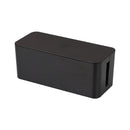 Cable Storage Box Wooden Power Line Storage Case Dustproof Charger Socket Organizer Wire Case Home Cable Winder Organizer