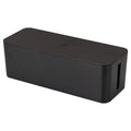 Cable Storage Box Wooden Power Line Storage Case Dustproof Charger Socket Organizer Wire Case Home Cable Winder Organizer