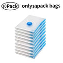 1/3/5/10PCS Vacuum Storage Bags with Valve Quilt Compression Pouch Space Saving Clothes Organizer Vacuum Bag Vacuum Sealing Bags